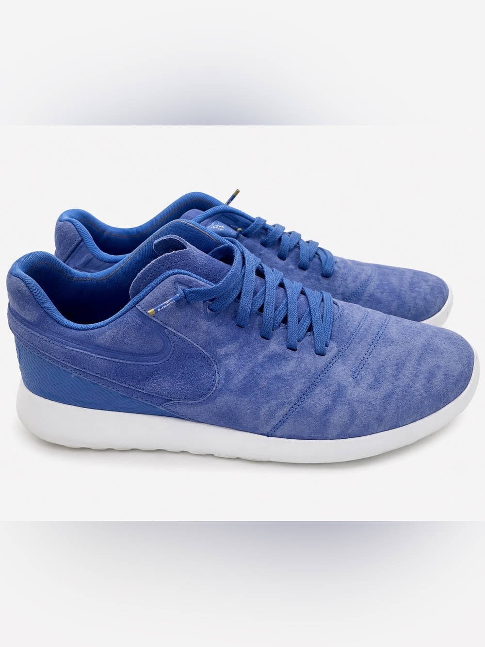Nike Men's Royal Blue Suede Low-Top Sneakers